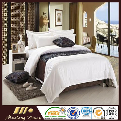 デラックス綿平野白い卸売高品質安い高級寝具セット-寝具セット問屋・仕入れ・卸・卸売り