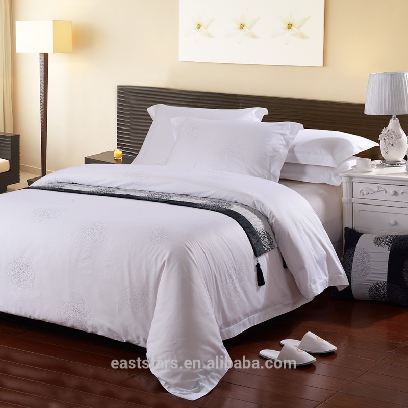 高品質の綿ジャカード4個ホテル用寝具セット-寝具セット問屋・仕入れ・卸・卸売り