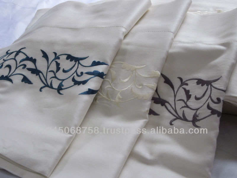 高級綿刺繍パターン、 複数のデザインのベッドシート/寝具セット-寝具セット問屋・仕入れ・卸・卸売り