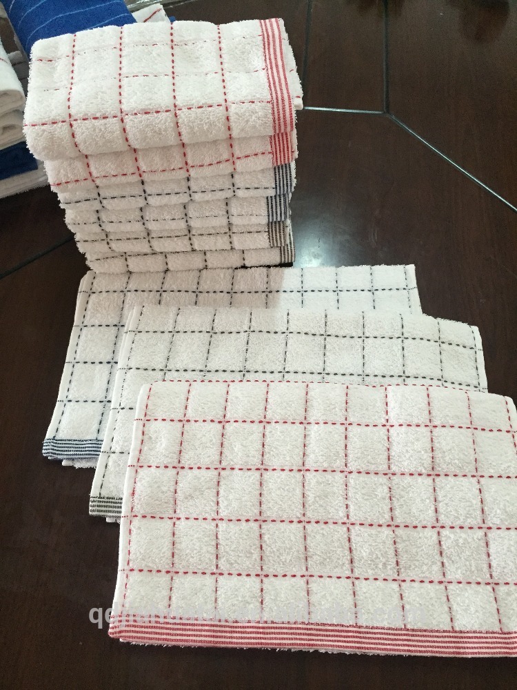 綿100％ハンドタオルのチェック糸の染料-タオル問屋・仕入れ・卸・卸売り