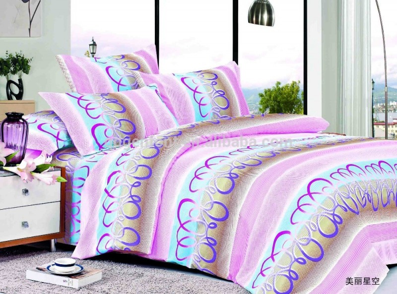 ストリークスタイルの寝具セット80mircofibergsmポリエステル羽毛布団カバーシーツ枕カバー-寝具セット問屋・仕入れ・卸・卸売り