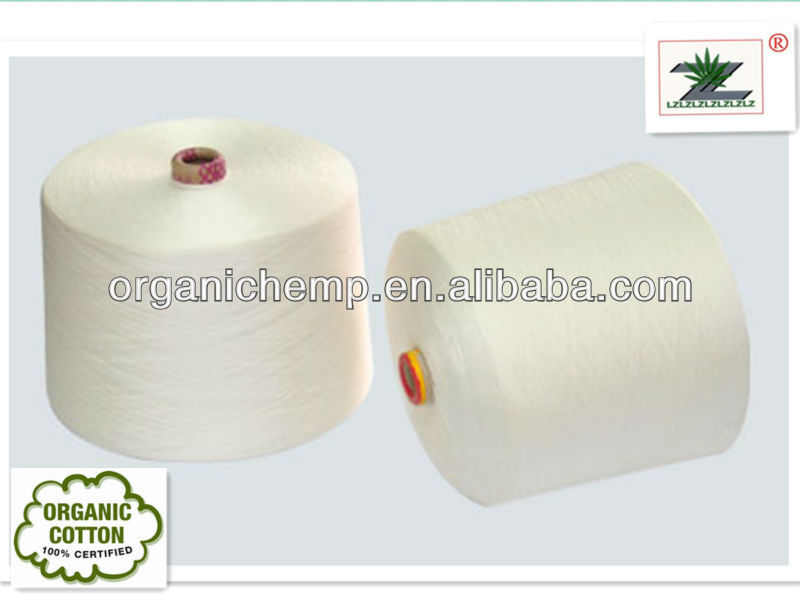 オーガニックコットン100％糸( gots、 oe100、 oebl) のための織物やkintting-リサイクル糸問屋・仕入れ・卸・卸売り