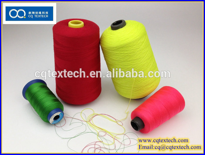中国の異なる色100％ラベル用ドープ染めポリエステル糸-リサイクル糸問屋・仕入れ・卸・卸売り