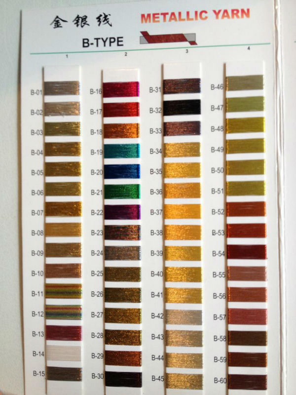 ポリエステルメタリック糸-刺繍糸問屋・仕入れ・卸・卸売り