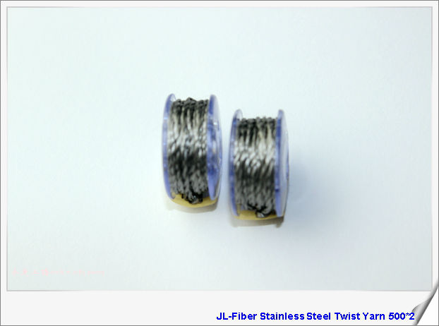 純粋なステンレス鋼ツイスト糸500*2導電性-毛糸問屋・仕入れ・卸・卸売り