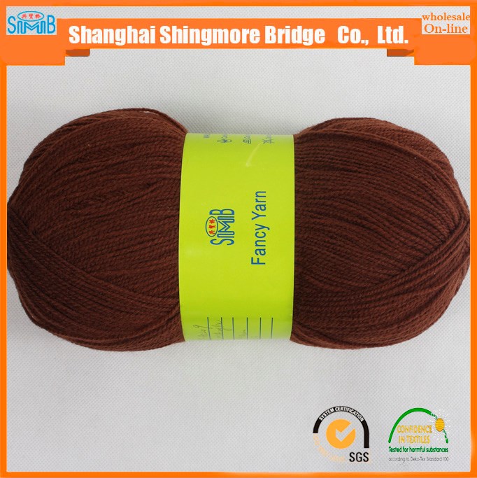 Aibaba中国エコテックス糸サプライヤーshingmoreブリッジ卸売安いアクリル編み糸-毛糸問屋・仕入れ・卸・卸売り