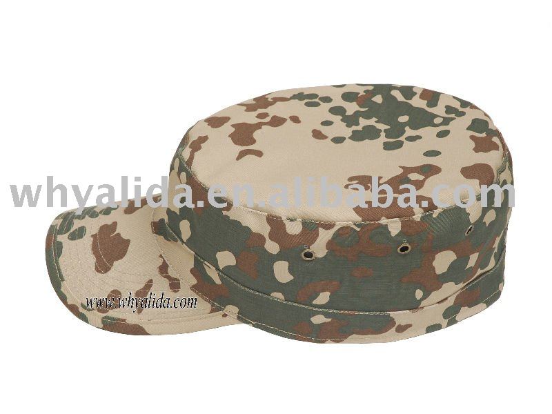 T/c6535ツイル迷彩軍事ドイツ軍の砂漠の帽子-生地加工問屋・仕入れ・卸・卸売り