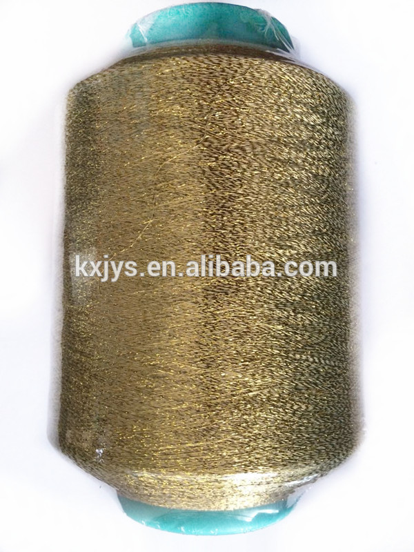 黄金のスレッドmhタイプソフト金属製の編み糸を織っている-毛糸問屋・仕入れ・卸・卸売り