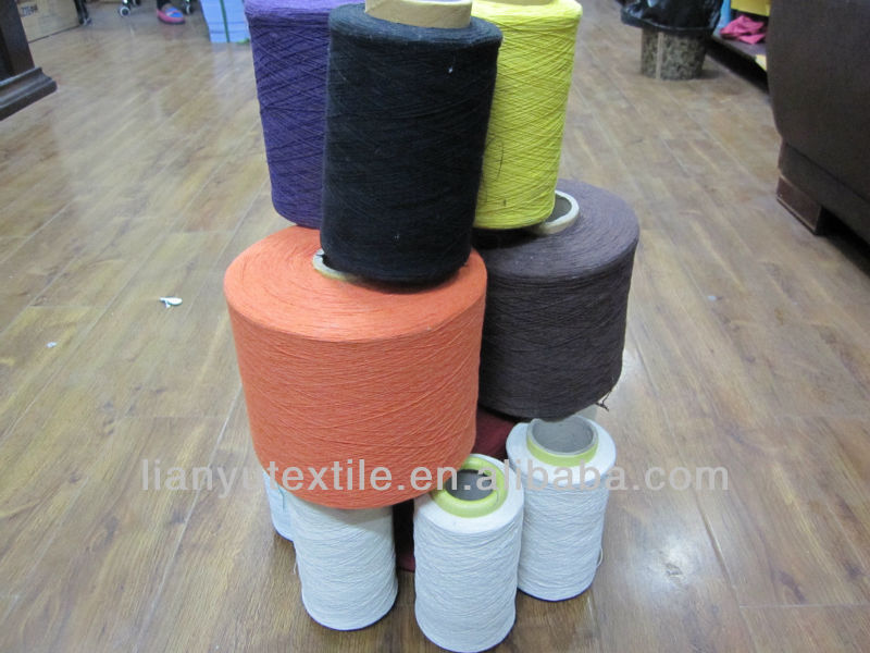 カスタマイズされたオープンエンドヤーン織物ラベルの色の糸-リサイクル糸問屋・仕入れ・卸・卸売り