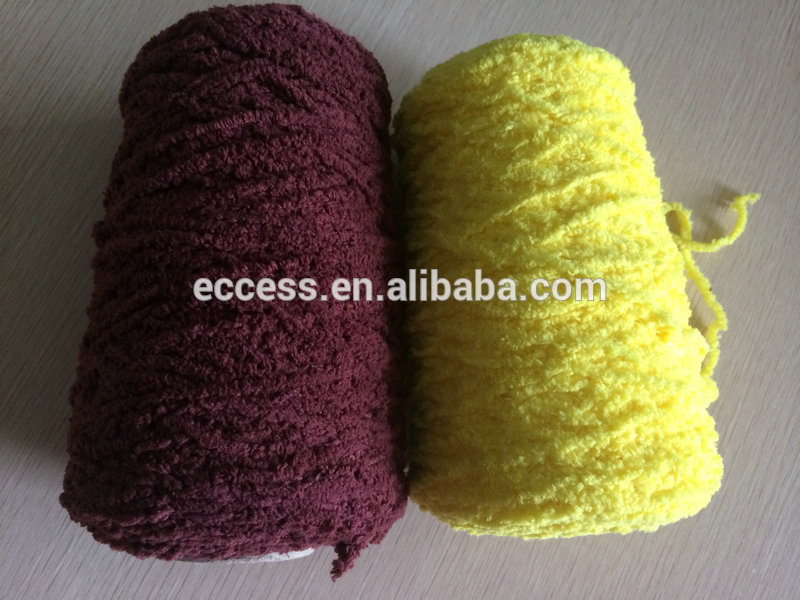 マイクロ柔らかいポリエステル羽ヤーンファンシーヤーンを編むための-毛糸問屋・仕入れ・卸・卸売り