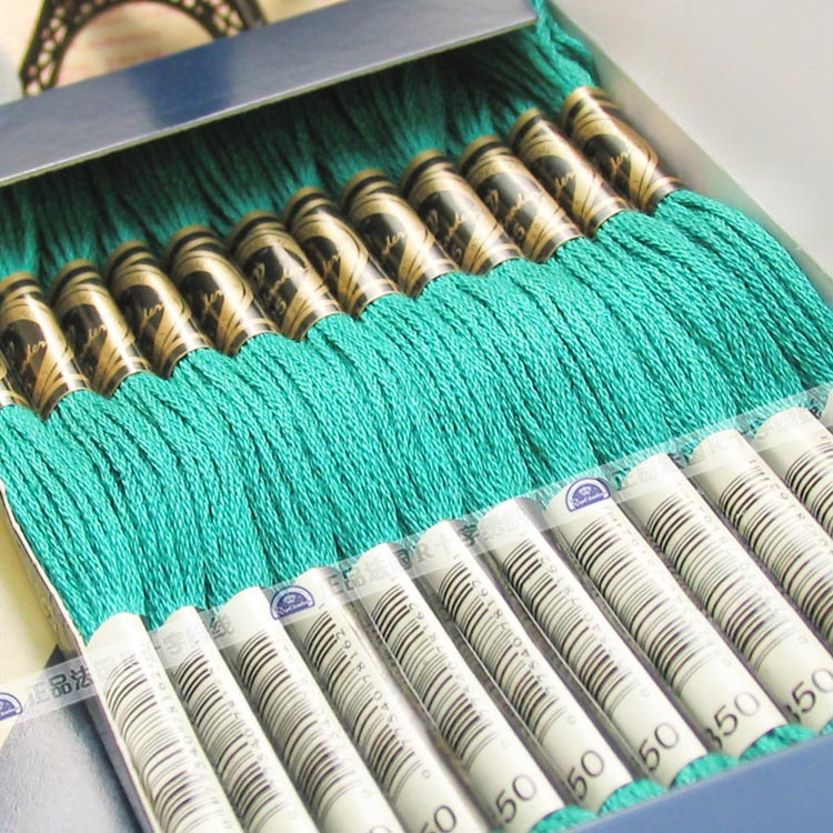 クロスステッチdmc色の美しいフランス刺繍用糸100綿縫糸-糸問屋・仕入れ・卸・卸売り