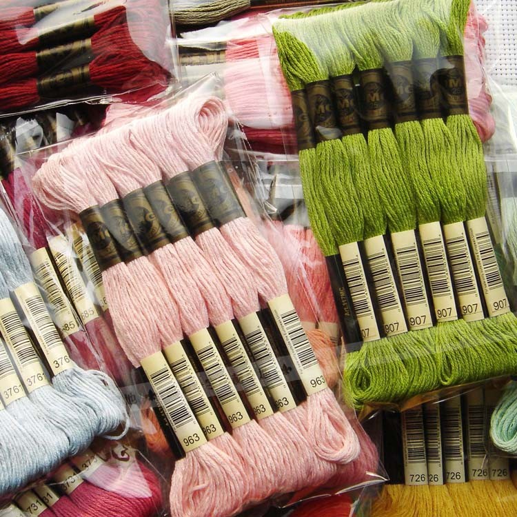 ベストセラーデザイン刺繍のクロスステッチ付きスレッドの447色のかぎ針編みのスレッド-糸問屋・仕入れ・卸・卸売り