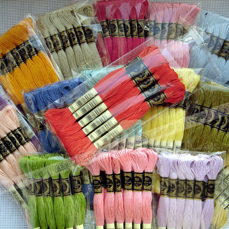 用クロスステッチフランス王室100%エジプト綿刺繍スレッド-糸問屋・仕入れ・卸・卸売り