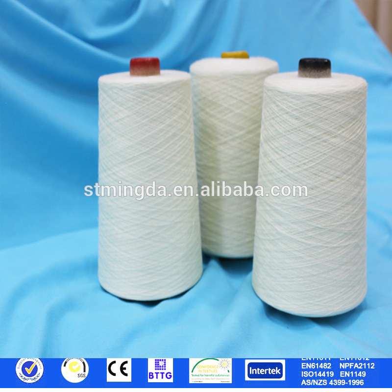 低2015price100%メタ- アラミド糸/100％アラミド糸( 自然な色) 編み物のために、 手袋での販売のための中国-毛糸問屋・仕入れ・卸・卸売り