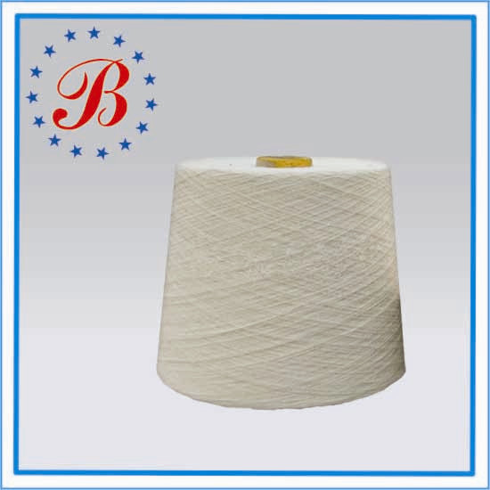 Cardedさ綿ne7/1/ビスコース65％/35％編み物と織物のための混紡糸-リサイクル糸問屋・仕入れ・卸・卸売り