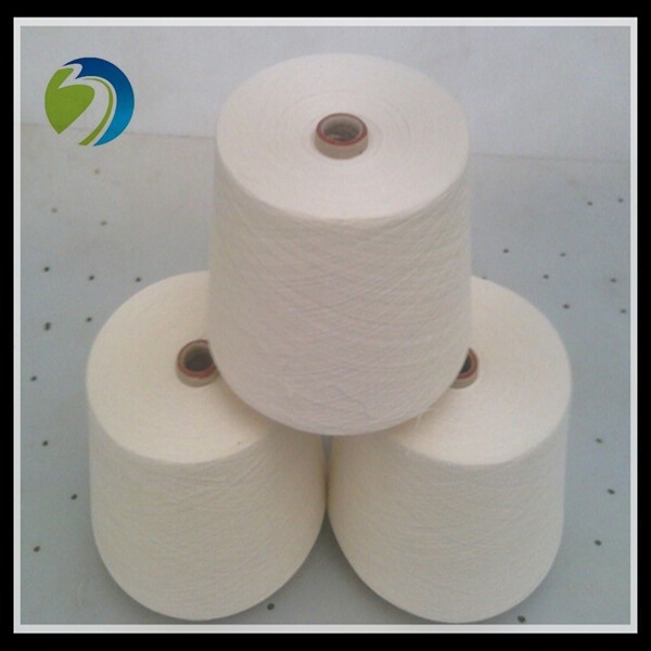 Oe28s/1100％最高の販売の自然な色の綿紡績糸編み物と織物のために-リサイクル糸問屋・仕入れ・卸・卸売り