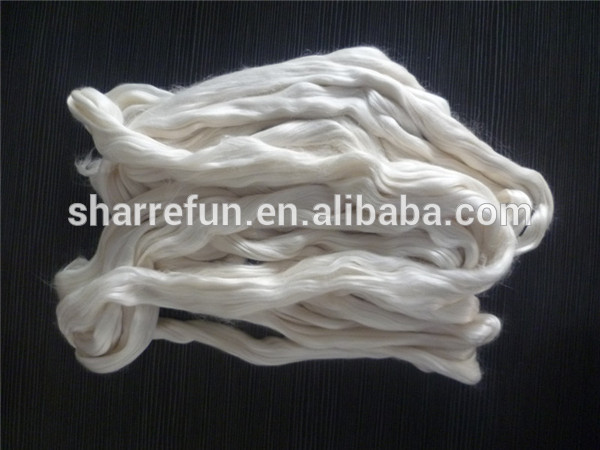 桑絹繊維用トップスは白紡績c3、 卸売価格-シルク繊維問屋・仕入れ・卸・卸売り