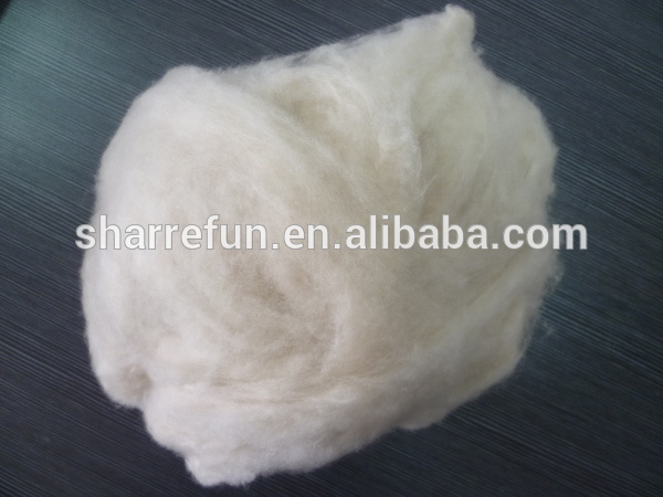 中国の100％細かい毛を除去したカシミヤ繊維ライトグレー-ウール繊維問屋・仕入れ・卸・卸売り