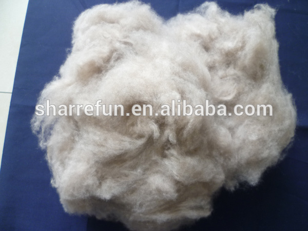 モンゴル100％純粋な茶色のヤギの毛を除去したカシミヤ繊維-ウール繊維問屋・仕入れ・卸・卸売り