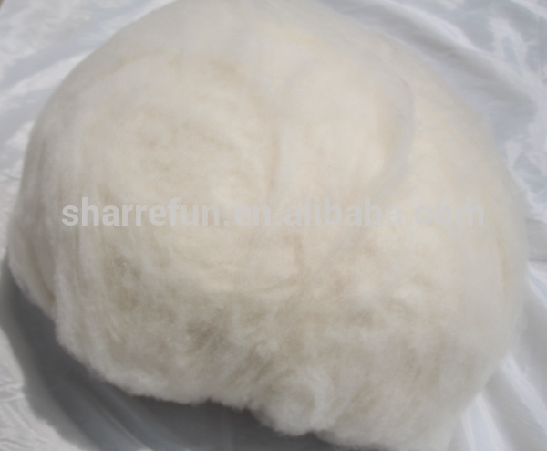 100%ウールカシミヤ繊維白で高品質-ウール繊維問屋・仕入れ・卸・卸売り