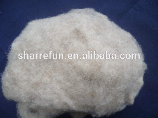 中国の100％純粋な毛を除去した自然な白羊毛繊維-ウール繊維問屋・仕入れ・卸・卸売り