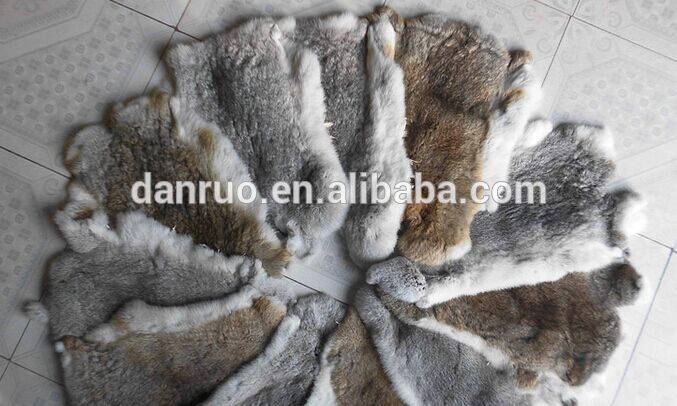 多色リアル ナチュラル ウサギ の毛皮スキン用ホーム装飾-問屋・仕入れ・卸・卸売り