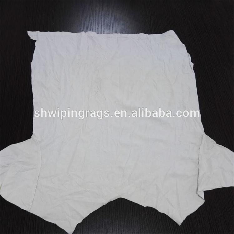 機クリーニングtシャツ白い綿拭き取りぼろリサイクル-紡織ウエイスト問屋・仕入れ・卸・卸売り