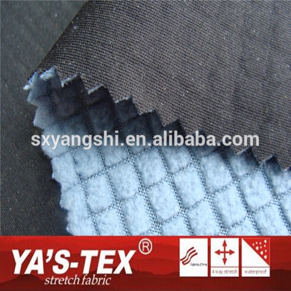 Ya's-tex 4ウェイストレッチ保税ファブリック/エンボス加工ポリエステルフリース生地-織布問屋・仕入れ・卸・卸売り