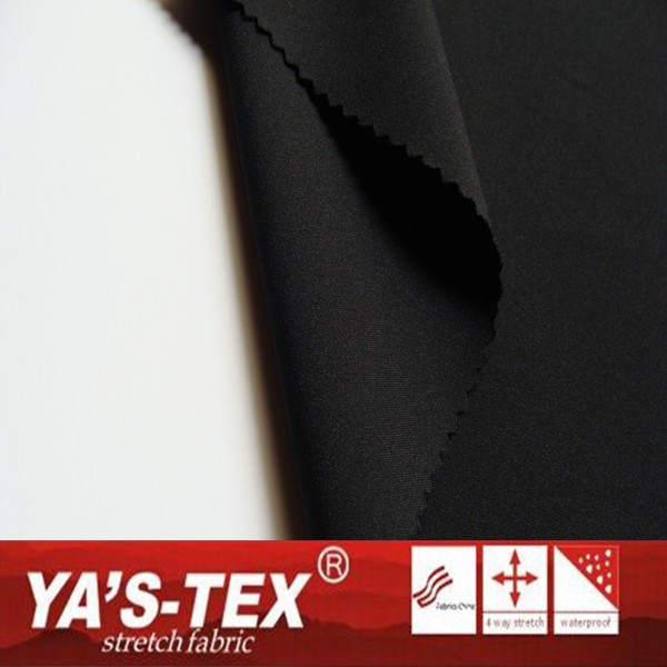 雅の-tex防水ポリエステルストレッチ生地、4ウェイストレッチ生地、卸売ライクラ生地スパンデックス用衣服-織布問屋・仕入れ・卸・卸売り