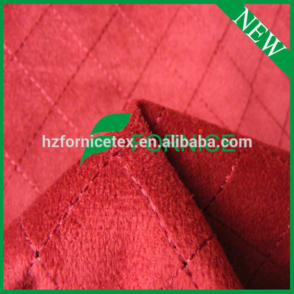 120 100%ポリエステルドバイ赤刺繍入りベルベットのソファ生地-ソファー用生地問屋・仕入れ・卸・卸売り