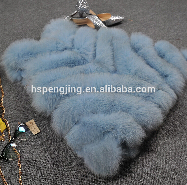 Tt-837レディスキツネの毛皮のベストを持つチベット子羊の毛皮、 キツネの毛皮gilet-毛皮問屋・仕入れ・卸・卸売り