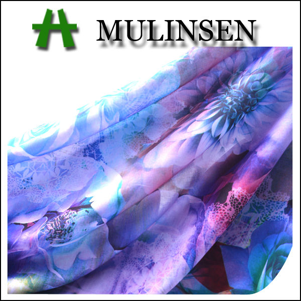 Mulinsen Textile Digital Printed Knitting Polyester FDY Clothing Fabric Italy-バッグ用生地問屋・仕入れ・卸・卸売り