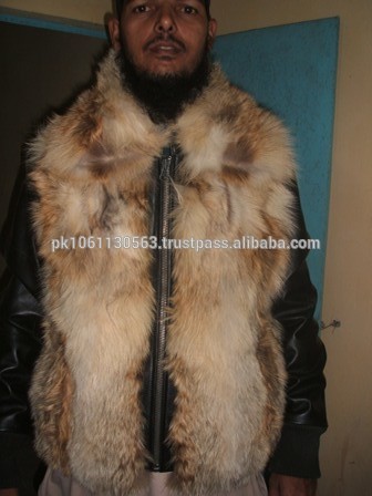 新しいデザイン2015ハリウッドスーパースターgenuienfoxl毛皮の革の男性のジャケット-皮革製品問屋・仕入れ・卸・卸売り