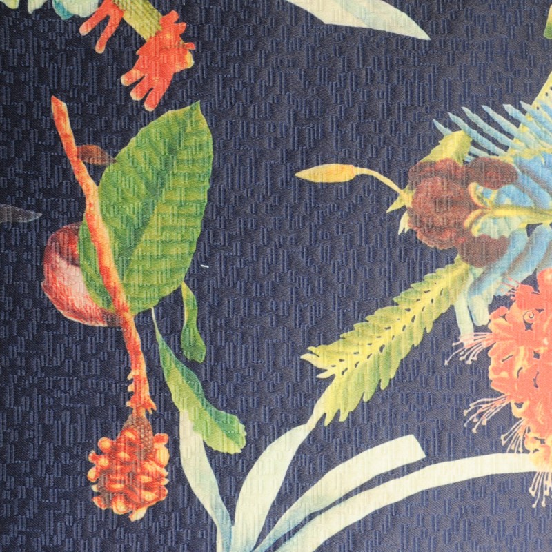 ポリエステルジャカード100抽象的な花柄のパターンを持つファブリックプリント-織布問屋・仕入れ・卸・卸売り