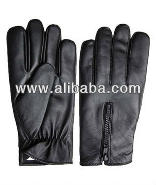 Bpg-27016革のファッション手袋、 黒ドレスの革手袋-本革問屋・仕入れ・卸・卸売り