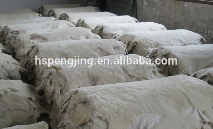 安い羊皮linner羊の毛皮のライニング乾燥塩漬け羊の皮-本革問屋・仕入れ・卸・卸売り