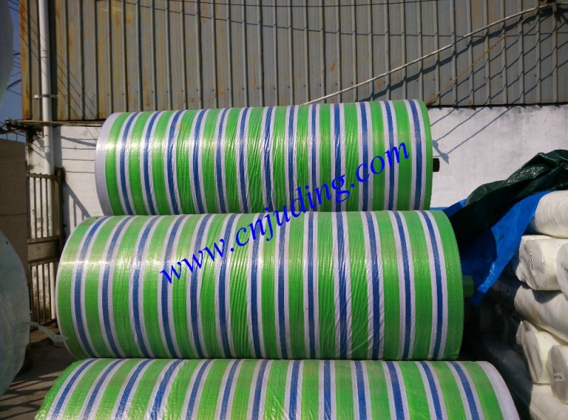 カラーストライプのpeターポリン生地uv耐性を持つ-織布問屋・仕入れ・卸・卸売り