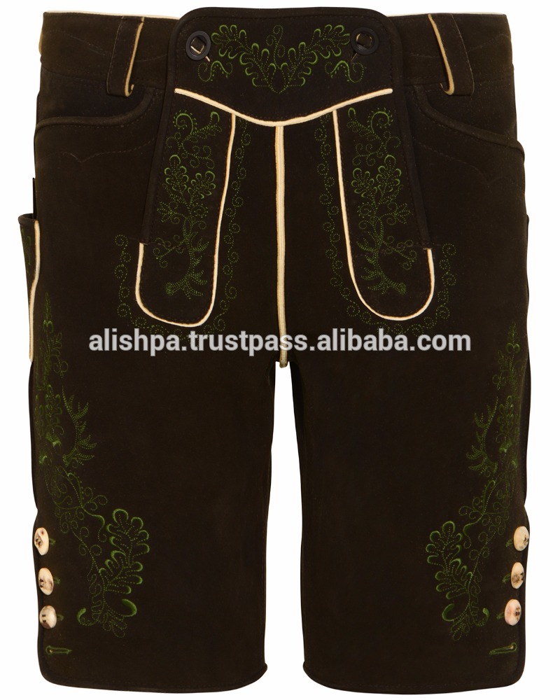 ヘレンtrachten lederhoseクルツmit tragernでverschiedenen-皮革製品問屋・仕入れ・卸・卸売り