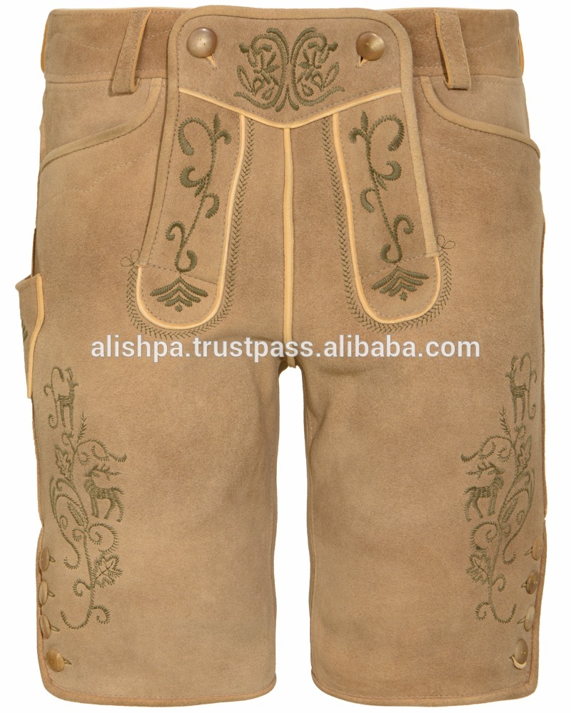 ヘレンtrachten lederhoseでシュワルツ、hellbraun、dunkelbraunオーデルラクダブラウン-オリジナル-皮革製品問屋・仕入れ・卸・卸売り