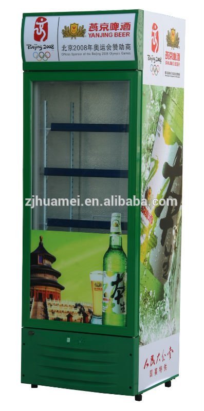 シングルガラスのドアの368l垂直ショーケース冷凍機-冷蔵ショーケース問屋・仕入れ・卸・卸売り