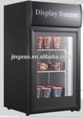 0002 JGA-SC50F 50lミニアイスクリームディスプレイ冷凍庫価格ボックス冷凍庫アイスクリームバッチ小さなポータブルアイスクリームフリーザー-冷蔵ショーケース問屋・仕入れ・卸・卸売り