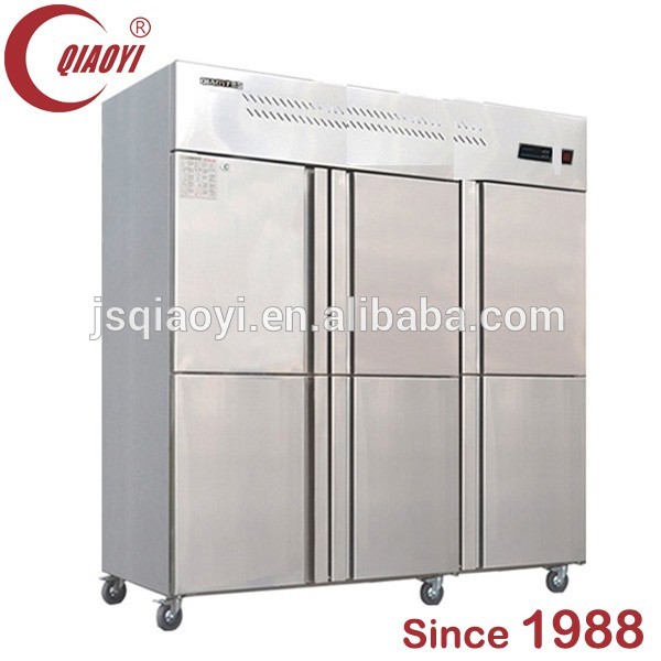 Qiaoyi b3 6ドア1500l肉冷凍商業冷凍庫-冷蔵ショーケース問屋・仕入れ・卸・卸売り