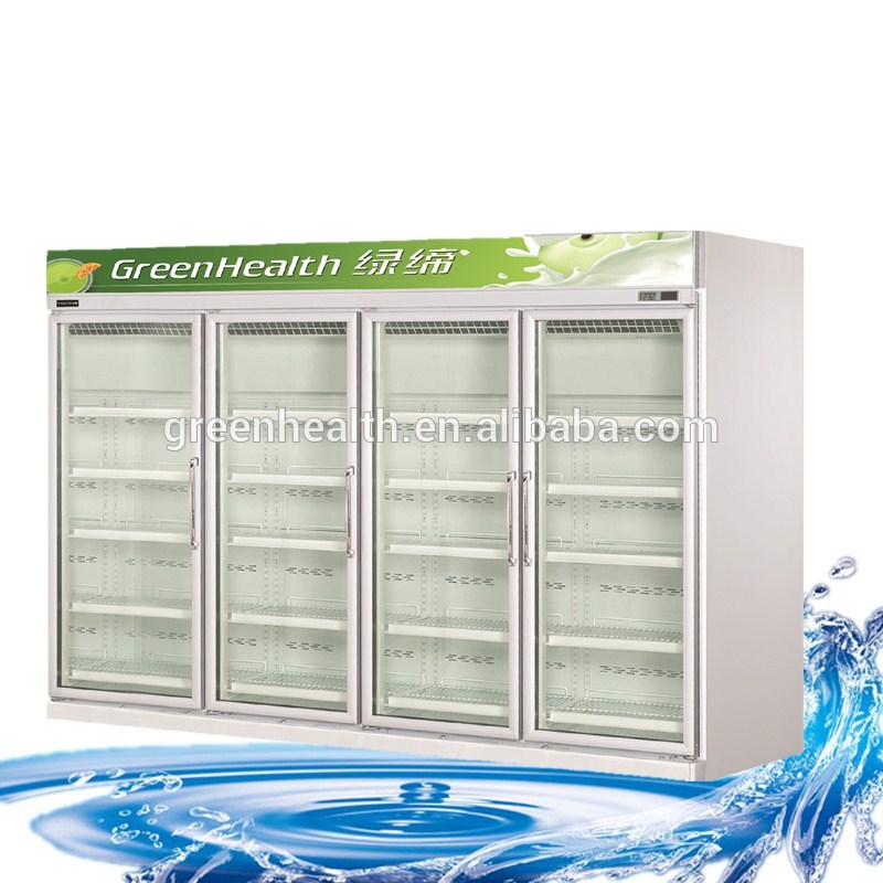 ステンレス鋼の冷蔵庫商用利用/飲料私たちのために標準直立ディスプレイ冷凍庫-冷蔵ショーケース問屋・仕入れ・卸・卸売り