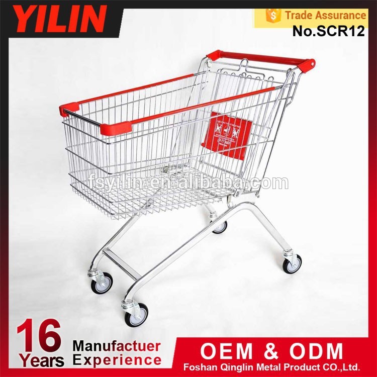 odm・oem鋼の手のトロリースーパーマーケットのショッピングカート-ショッピングカート問屋・仕入れ・卸・卸売り
