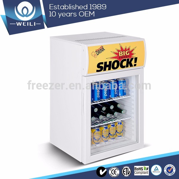 2016人気ビール冷蔵庫デスクトップミニ冷蔵庫50リットルミニ冷蔵庫-冷蔵ショーケース問屋・仕入れ・卸・卸売り