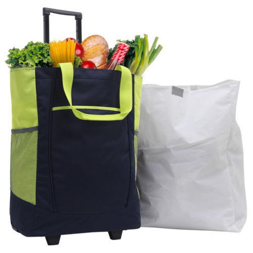 食料品トロリーバッグ/食料品の袋/車輪食料品の買い物袋-ショッピングカート問屋・仕入れ・卸・卸売り