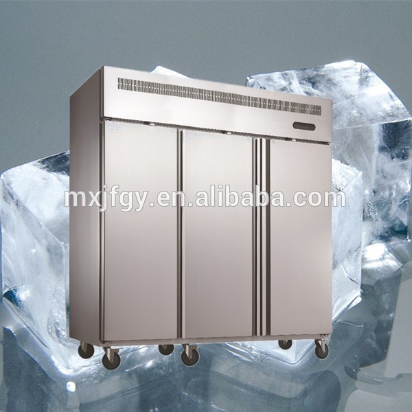 6ドアステンレス鋼直立冷蔵庫冷凍庫-問屋・仕入れ・卸・卸売り