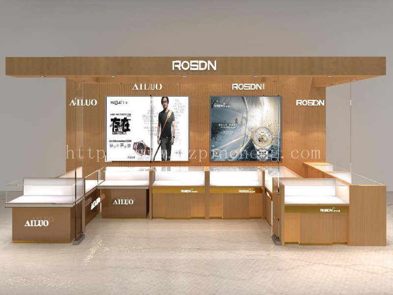 腕時計ディスプレイキャビネット、インテリアデザインのアイデアジュエリーショップ、キオスクモール-ショーケース問屋・仕入れ・卸・卸売り