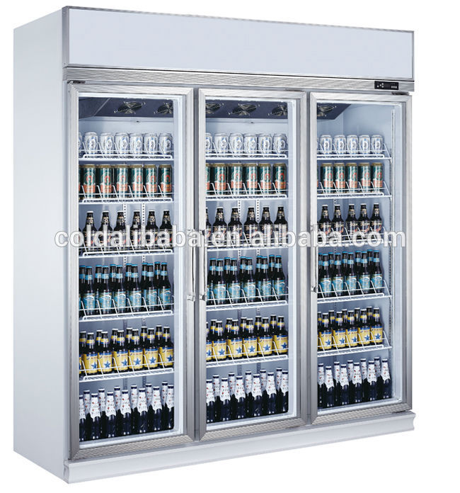 空気- 冷却される3ガラスビールのフリーザー/スーパーマーケット特別なビールの冷蔵庫-冷蔵ショーケース問屋・仕入れ・卸・卸売り