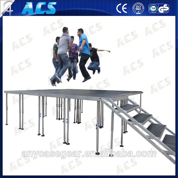 Acsポータブルステージアルミ素材調節可能な脚ステージ用ウェディング-ディスプレイ用トラス問屋・仕入れ・卸・卸売り